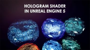 Hologram shader in Unreal Engine 5. Settings