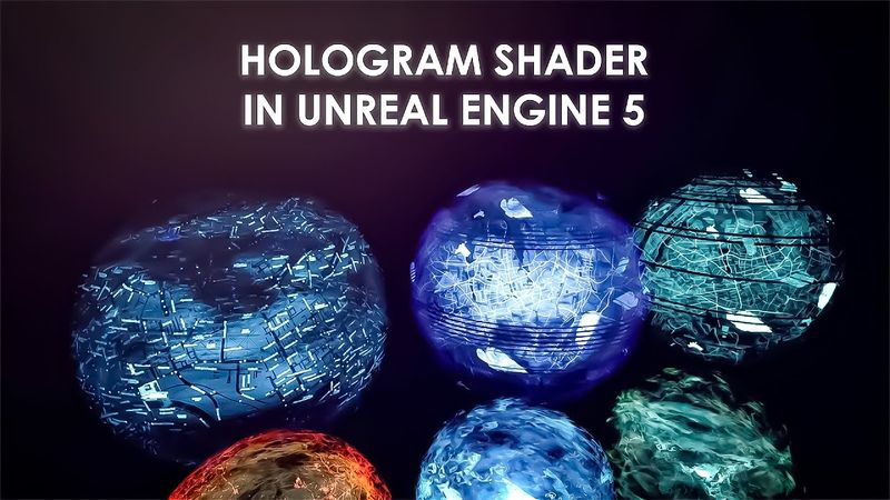 Hologram shader in Unreal Engine 5. Settings