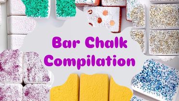Bar Chalk Compilation 💖 ASMR | Oddly Satisfying | Gym Chalk Crush