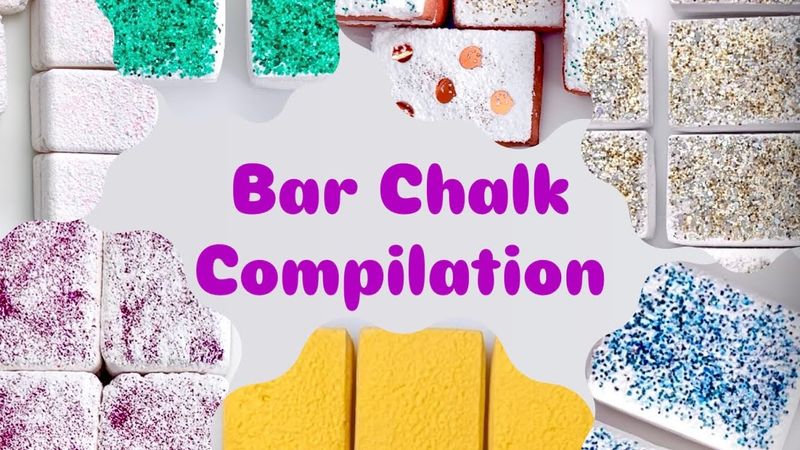Bar Chalk Compilation 💖 ASMR | Oddly Satisfying | Gym Chalk Crush