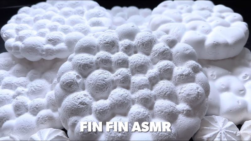 ⚪️🫧ASMR Reformed Gym Chalk Crush Series 10/13🫧⚪️ Crunchy Bubbles🫧🤤