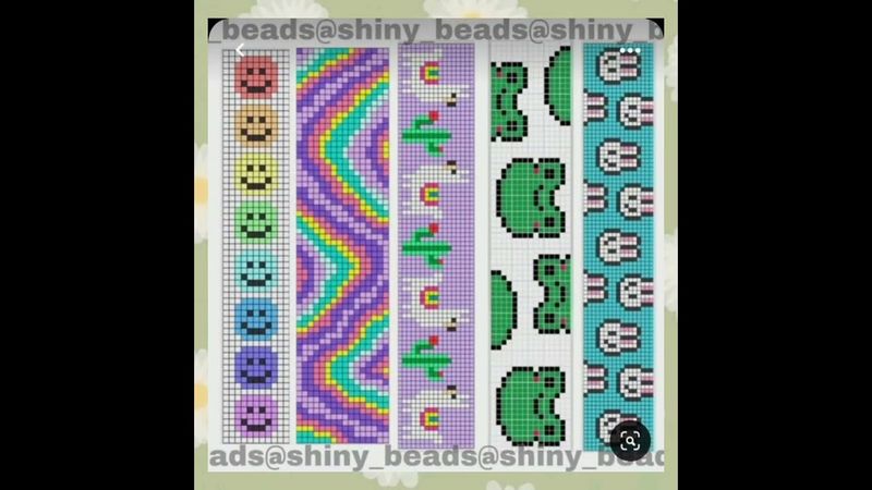 ~Схемы для фенечек из бисера~ | схемы не мои🌼