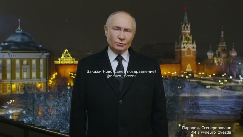 Путина поздравляет с 2026 годом Мирославу
