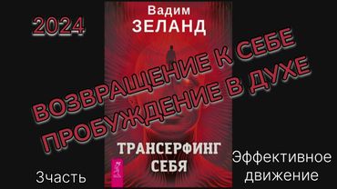 ТРАНСЕРФИНГ СЕБЯ 2024г.‼️ВАДИМ ЗЕЛАНД‼️ЭФФЕКТИВНОЕ ДВИЖЕНИЕ #аудиокнига #зеланд #трансерфингсебя