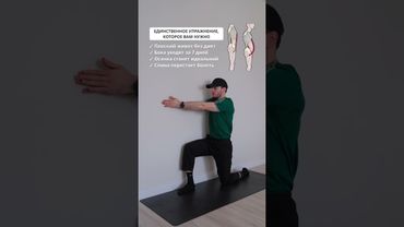Одно упражнение для проработки всего тела! #осанка #спорт #шеяболит