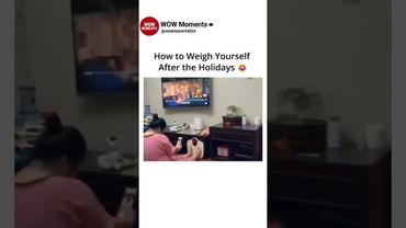 How to Weigh Yourself After the Holidays 😂