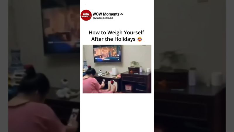 How to Weigh Yourself After the Holidays 😂