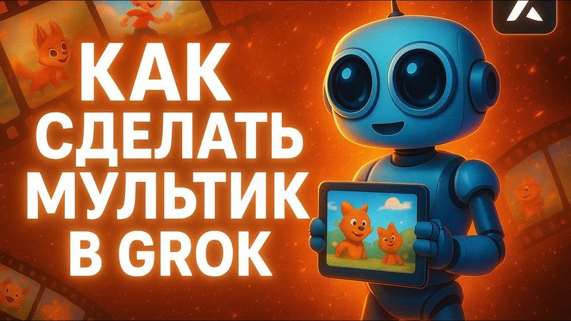 Как бесплатно сделать мультик в Grok \ Делаем длинный ролик в ИИ