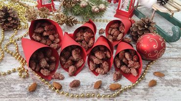 The same ROASTED ALMONDS as from the CHRISTMAS market! Succeeds 100%, simple and very tasty!