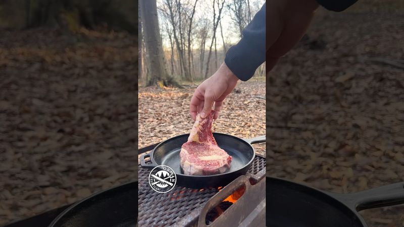 Dana pirzolanın yanında pişenin ne olduğunu kimler biliyor? #cooking #food #outdoorcooking