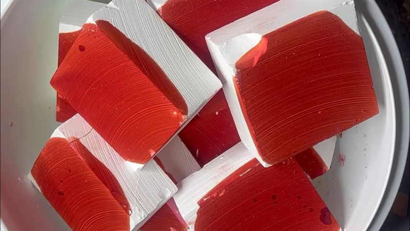 Crispy Crunchy Powdery Partially Dyed Gym Chalk | ASMR | Oddly Satisfying 