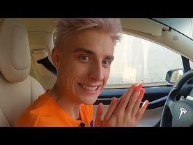 24 часа В Машине ТЕСЛА Челлендж !