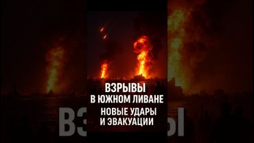 💥 Мощные взрывы в Южном Ливане — новые удары Израиля