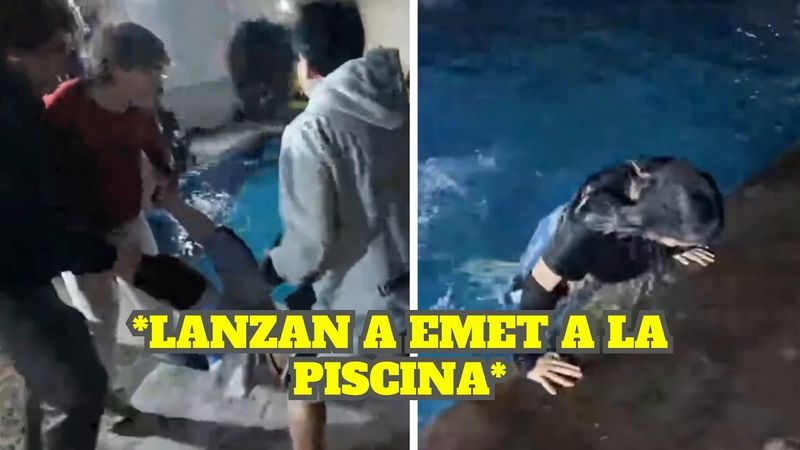 LANZAN A EMETSUKI A LA PISCINA