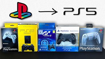 Unboxing the Evolution of the PlayStation Controller | PS1, PS2, PS3, PS4, PS5 + Gameplay