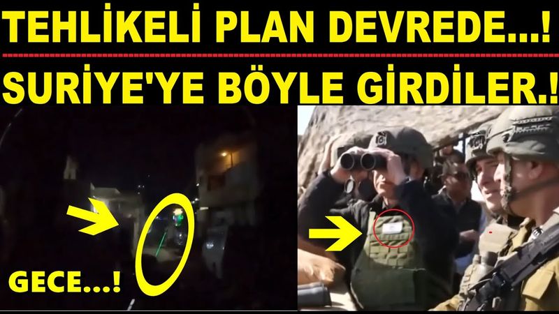 TEHLİKELİ PLAN DEVREDE.! SURİYE'YE BÖYLE GİRDİLER.!