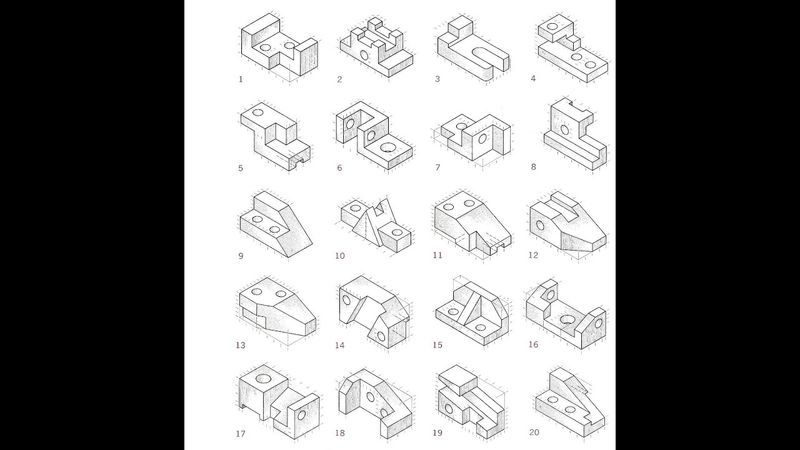 FreeCAD.#4. Создание простых 3Д-Моделей. 20 вариантов