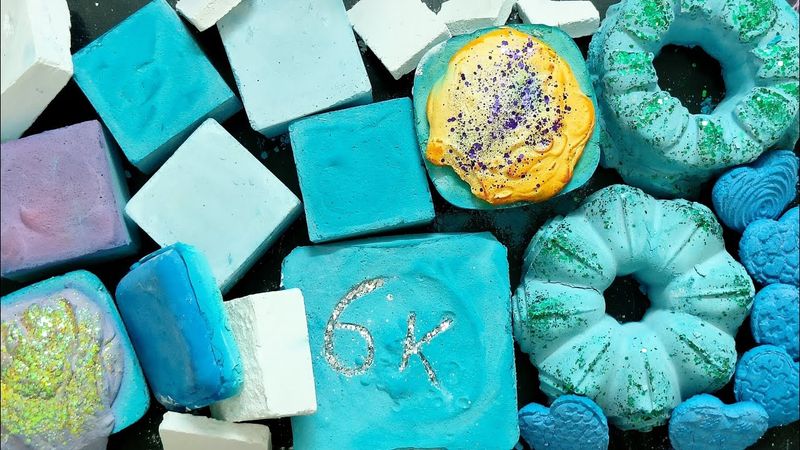 Melting Soft Thick Chalk and more 🩵💙🌼🌌