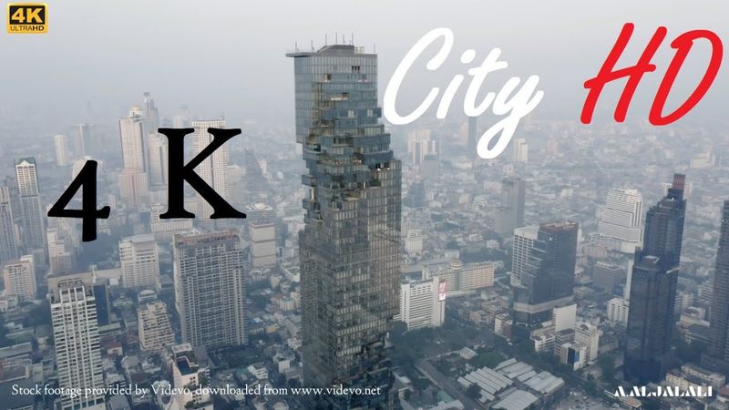 4K ULTRA HD City & No Copyright Music & No Ads