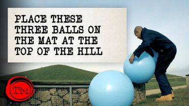 Place These Exercise Balls On The Mat At The Top Of The Hill - FULL TASK