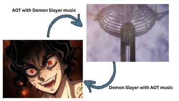 So I swapped the Attack on Titan and Demon Slayer OSTs and this happened...