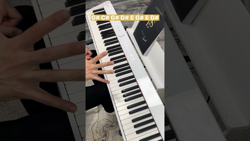 Очень КРАСИВОЕ АРПЕДЖИО | обязательно его ВЫУЧИ 🎹🔥 #пианино