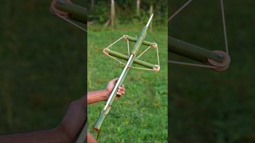 Bamboo Creations with New Bow and archer #Bamboo #Slingshots #Diy #Bambooart