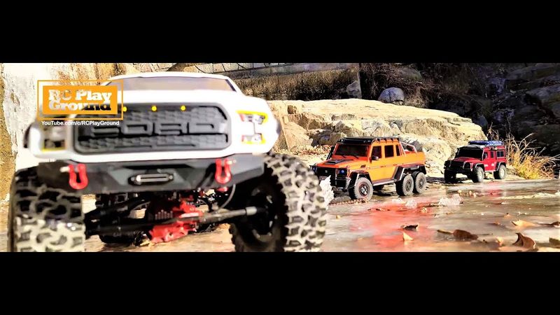 RC Car Traction Hobby Brabus 6x6 & Cragsman C F150 & Traxxas TRX4 Defender