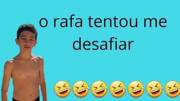 o rafa me desafiou na piscina