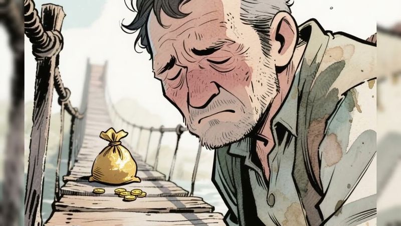 Une triste parabole sur un perdant qui vous apprend à voir l'or sous vos pieds.