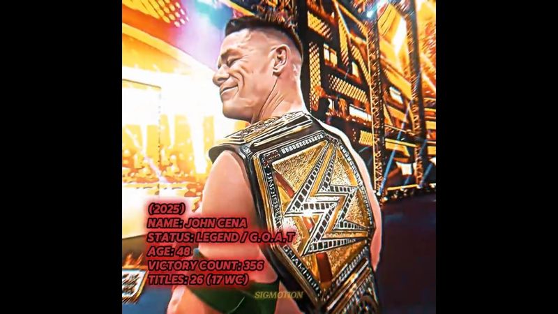 Evolution of The GOAT John Cena 🔥 #wwe #johncena #wwefan #wrestling #wrestlemania