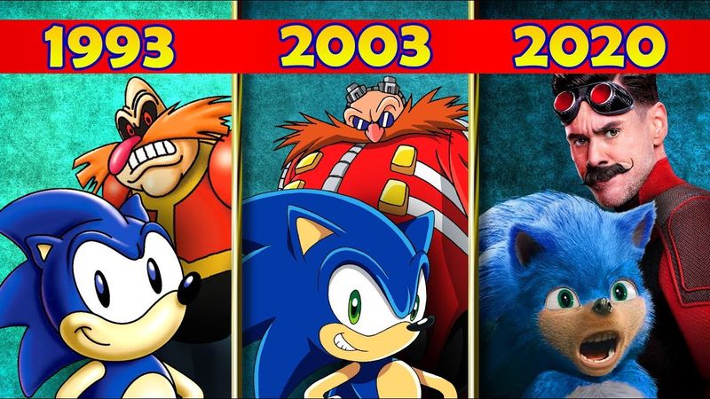КАК МЕНЯЛСЯ "СОНИК"? / ОТ МУЛЬТСЕРИАЛОВ ДО ФИЛЬМА!