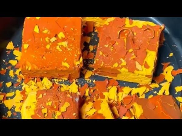 Rich Yellow Flakey Dusty BSN Gym Chalk