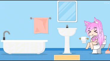 Heza's pooping desperation | Gacha poop