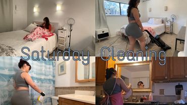 Saturday Cleaning (clean with me)