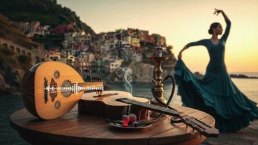 Passionate Guitar Performance in Flamenco Instrumental Style