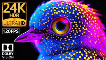 24K HDR Forest Depths: Animal in 4K/8K HDR | Dolby Vision 120FPS