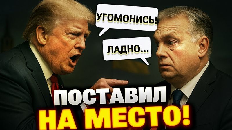 Орбан дрогнул! После скандала с Трампом Венгрия пойдет против России!