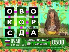 Найдите слово, двигаясь змейкой: "СКОВОРОДА"