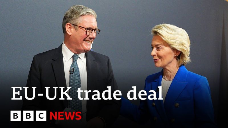 UK and EU reach new trade deal on food, fishing, defence and passport checks | BBC News