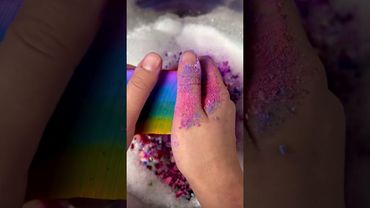 Rainbow 🌈 crush #oddlysatisfying #shortscreate #satisfying #gymchalk