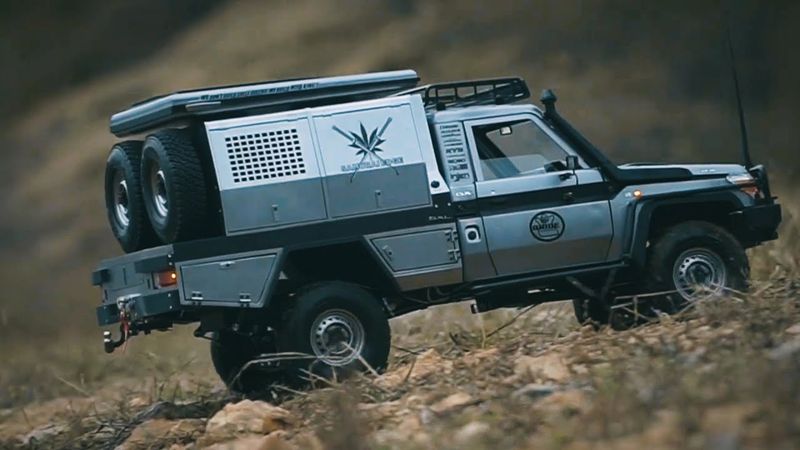 Rc Land Cruiser | Killerbody Lc70 BX01 | Upgrade Train Canopy Camper 4x4 Rc Crawler | E3S-RC