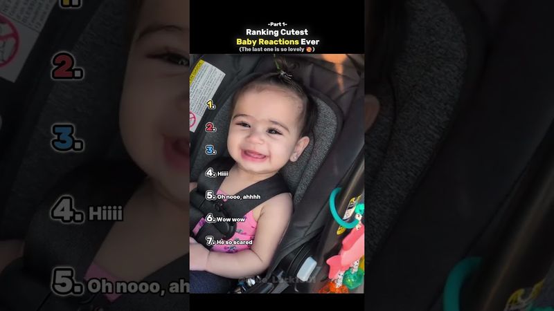 تصنيف أفضل 7 ردود فعل لطيفة للأطفال على الإطلاق