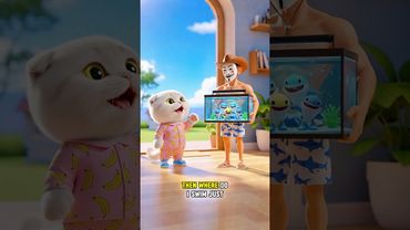 Swimming in the Aquarium 😂 #funnyshorts #cartoon #sadstory