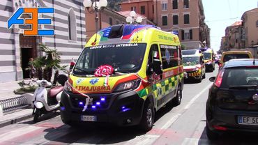 [Corteo in sirena] Inaugurazione 4 Nuovi Mezzi Croce Verde Intemelia - 03 06 2023