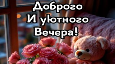 Доброго уютного вечера с нежной песней...