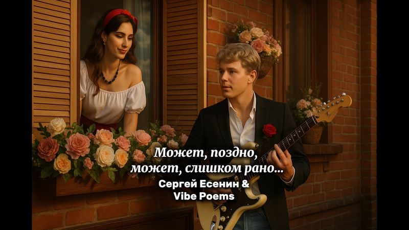 Может, поздно, может, слишком рано… Сергей Есенин & Vibe Poems