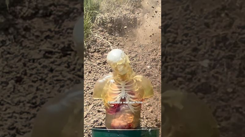 Turning Ballistic Dummy into Ground Beef   M134 Mini Gun    #callofduty #n134