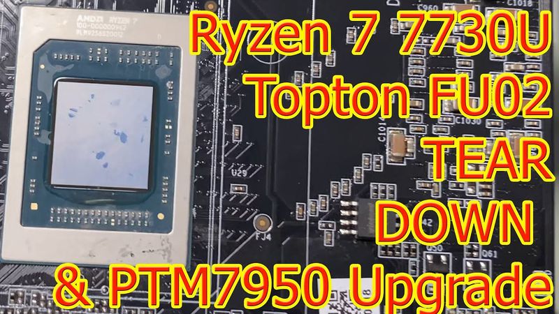 🚧  TEAR DOWN Topton FU02 FANLESS Silent Mini PC PTM7950 Ryzen 7 7730U Review & Test #wisebuyreviews