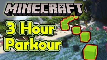 3 Hour Parkour with Shaders in Minecraft (No Falls, Relaxing, Sleep)